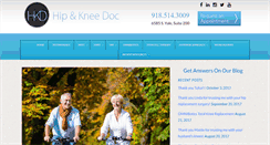 Desktop Screenshot of hipandkneedoc.com